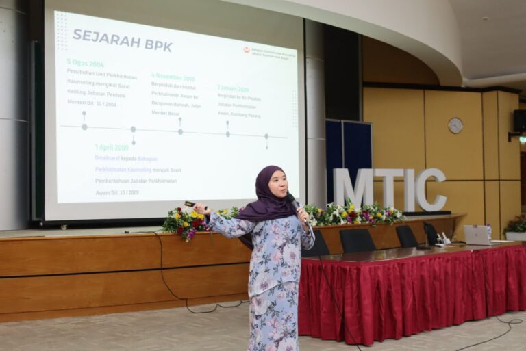 Program Promosi Kaunseling (2PK) anjuran Bahagian Perkhidmatan Kaunseling, Jabatan Perkhidmatan Awam Bagi Kementerian Pengangkutan dan Infokomunikasi