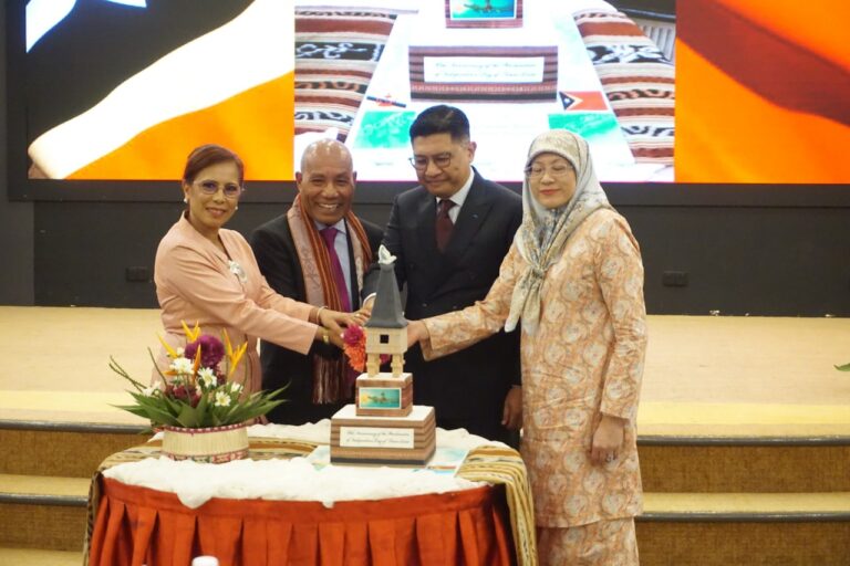 Minister of Transport and Infocommunications as the Guest of Honor at the 20th anniversary on the establishment of diplomatic relations between Timor-Leste and Brunei Darussalam