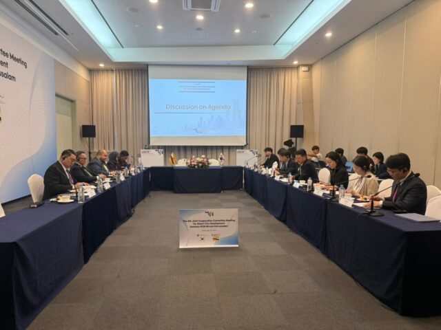 Yang Mulia Permanent Secretary at the Ministry of Transport and Infocommunications attended the 4th Joint Cooperation Committee Meeting